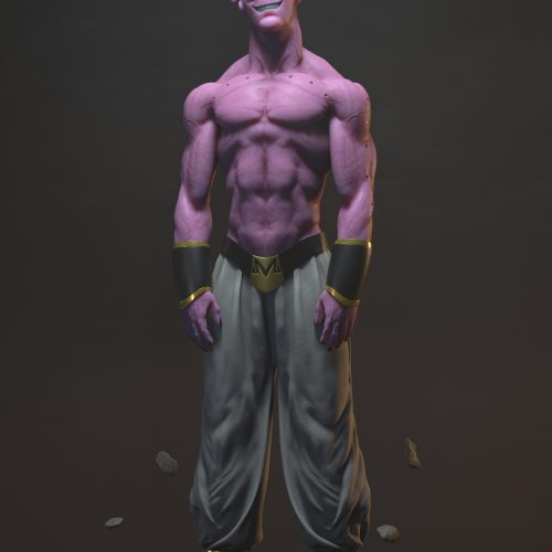 Majin Buu - Artwork by Ackeem Durrant