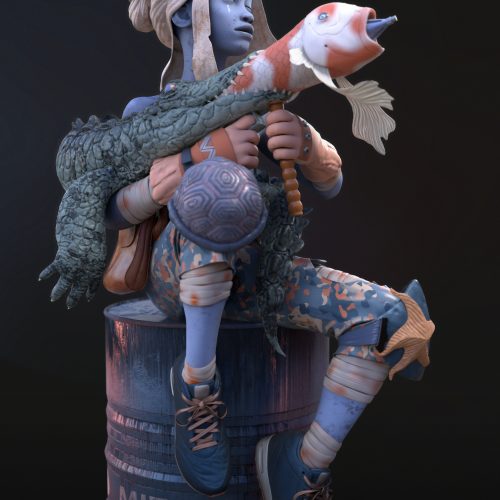 Mizu - Artwork by Ackeem Durrant